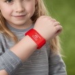 Child ID Bracelets - Pack of 400, Waterproof and Hypo-allergenic Red Kids ID Wristbands