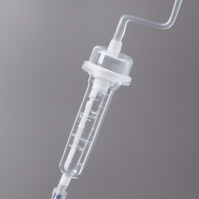Infusion Giving Set with Burette - Sterile, Single-Use | High-Precision IV Therapy Tool