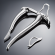 Premium Vaginal Speculum with Graves Design, 75x20mm - High-Quality Gynecological Tool