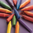 Jumbo Sized Crayon Wax in Assorted Colours - Pack of 8 for Kids