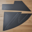 Versatile Blackboard Set Square - Precision Geometrical Learning Tool