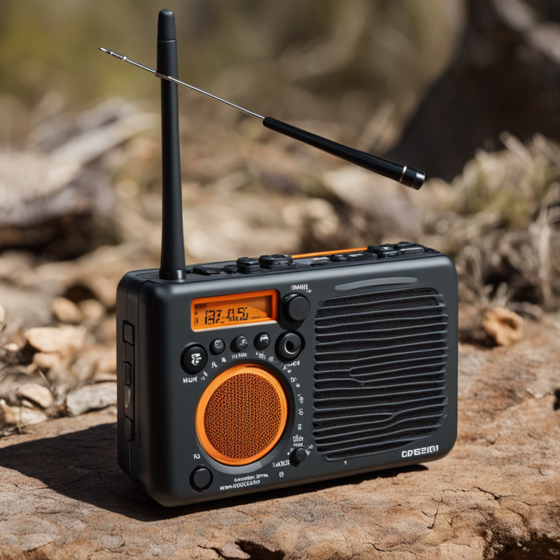 Multi-Band Solar Wind-Up Radio: Adventure-Ready Outdoor Device