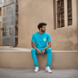 UNICEF T-shirt in Cyan Blue XL | Comfortable & Stylish Casual Wear