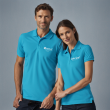 UNICEF Adult Polo-Shirt in Vibrant Cyan Blue - Size Large - Fashion with a Cause