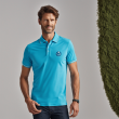 UNICEF Adult Polo-Shirt in Cyan Blue, XL: Crafted for Comfort & Care