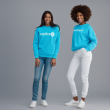 Cyan Blue UNICEF Logo Sweatshirt XL Size Poly/Cotton Blend | Official UNICEF Merchandise