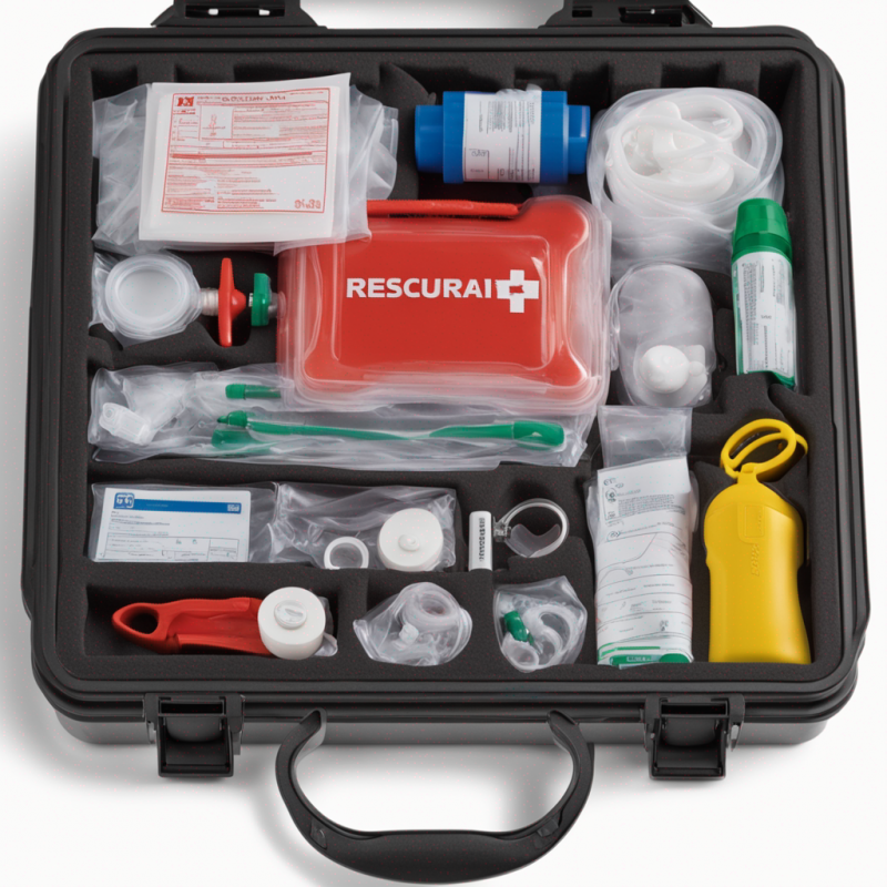 Basic Resuscitation Kit for Emergency Medical Care: Lifesaving Medical Tools