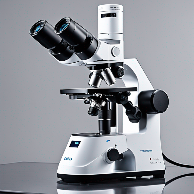 Trinocular Microscope with LED and Camera: Advanced Imaging Tool for Precise Examination
