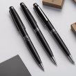 Box of 10 Black Ball-Point Pens – Elevate Your Writing Experience With Smooth and Bold Lines