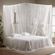 Rectangular Polyester Mosquito Net for Maximum Protection and Comfort