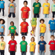 Pack of 4 Kids' T-Shirts (Ages 4-6) - Comfortable, Durable, Vibrant Colors