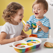 Interactive Mealtime Bowl & Spoon Set | Innovative Feeding Tools for Kids