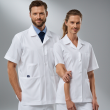 Premium Anti-Static Smock for Cleanroom Environments | Smock with Notch Lapel Collar
