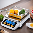 High Precision Weighing Scale with Square Pan for Exact Measurements