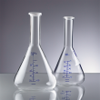 BRAND&#xAE; BLAUBRAND&#xAE; Clear Glass Volumetric Flask with Glass Stopper - 100 mL