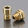 1-Way Threaded End Adapter (UTS) ML to 10-32 Standard Thread (Plated Brass) - High-Quality and Durable