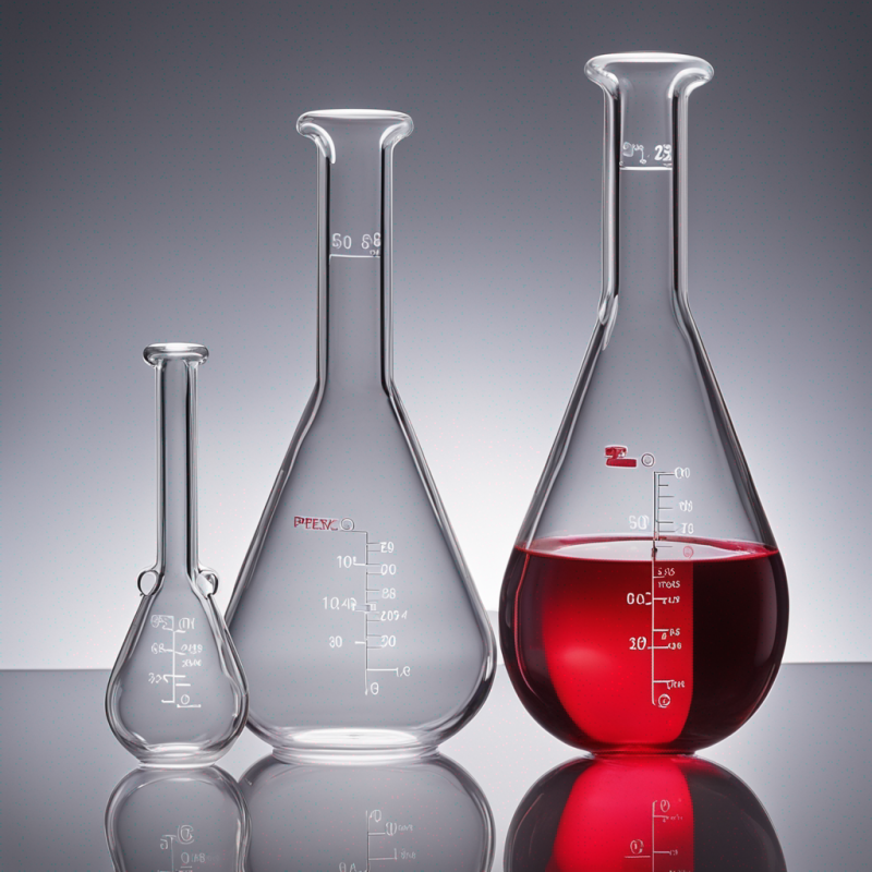 Pyrex 500 Ml Lifetime Red Volumetric Flask With Pyrex Stopper Procurenet Limited 4517