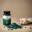 Organic Spirulina Tablet: Pure, nutrient-packed superfood supplement for improved wellness