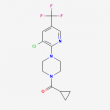4-(3-chloro-5-(trifluoromethyl)(2-pyridyl))piperazinyl cyclopropyl ketone - 50mg