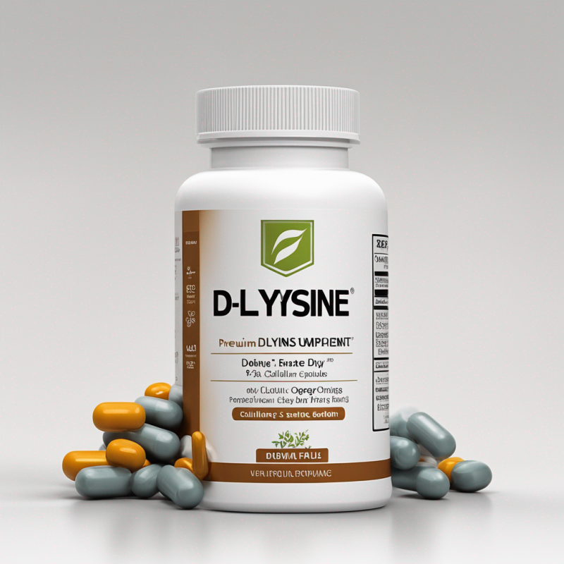 Premium D-Lysine Supplement for Optimal Health: Enhance Immune Function & Promote Bone Health