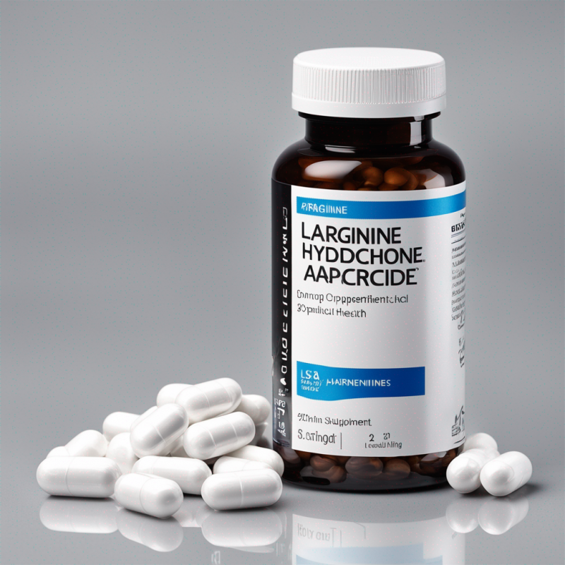 Premium L-Arginine Hydrochloride Supplement: Energy Boost & Cardiovascular Health Support