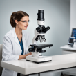 Advanced Healthcare Study Microscope: LED Binocular Precision | Healthcare Research Tool