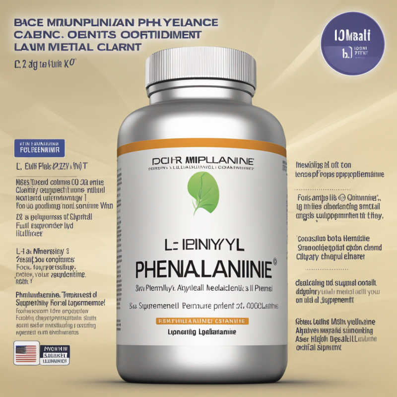 Premium L-Phenylalanine Supplement | Unlock Your Cognitive Potential | Mood, Focus, Clarity