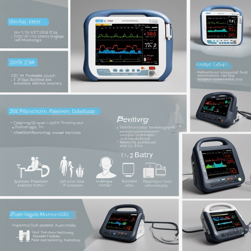 Portable Patient Monitor with 6 Vital Signs Tracking | Advanced Monitoring Solutions for Seamless Patient Care