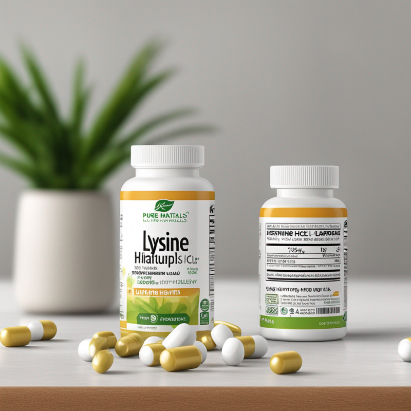Pure Naturals L-Lysine HCl Supplement: Ultimate Immunity & Wellness Solution