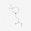 3-(3,3-Difluoropiperidin-1-yl)propanoic acid - 5g