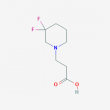 3-(3,3-Difluoropiperidin-1-yl)propanoic acid - 1g