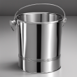 Stainless Steel Kick Bucket on Castors | Ultra-Durable Waste Management Solution