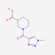 1-(1-Methyl-1H-1,2,3-triazole-4-carbonyl)piperidine-3-carboxylic acid - 100mg