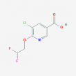 5-Chloro-6-(2,2-difluoroethoxy)pyridine-3-carboxylic acid - 100mg