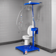 Foot-Treadle & Drain-Off Emergency Shower & Eye Wash WJH0758: Superior Workplace Safety Solution