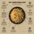 Premium Survival Nutrition: High-Nutrient Soy Fried Rice | Ideal Outdoor Survival Food Pack