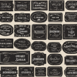 High-Quality Customisable Chalkboard Style Vinyl Labels for Kitchen Décor
