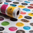 High-Quality Custom Waterproof Self-Adhesive Logo Sticker Rolls